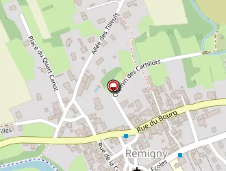 Carte de Mairie De Remigny à Remigny