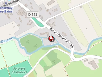 Carte de Terrain De Pétanque à Santenay