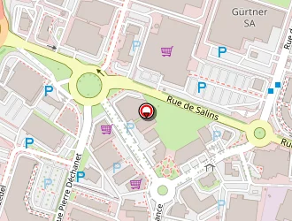 Carte de Espace Bébé 9 à Pontarlier