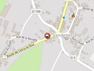 Carte de Geraud Franck à Vandenesse