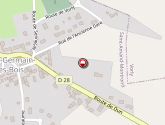 Carte de Terrain De Football à Saint-germain-des-bois