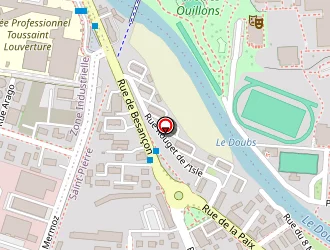 Carte de Gp Fermetures à Pontarlier