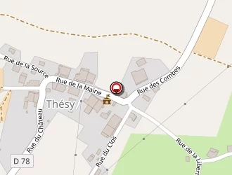 Carte de Rigoulet Jérôme à Thésy