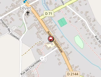 Carte de Derrier Café à Levet