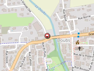Carte de La Poste à Doubs