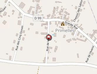 Carte de Cordonny Maurice à Primelles