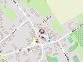 Carte de La Poste à Demigny