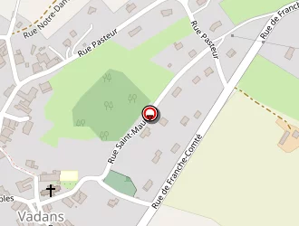 Carte de Mairie De Vadans à Vadans