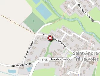 Carte de Plessis Jean-marc à Saint-andré-treize-voies