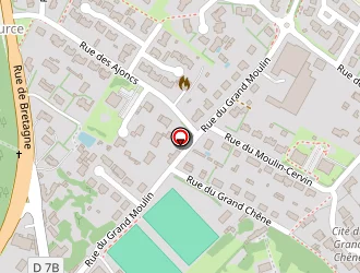 Carte de Orcab à Rocheservière