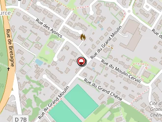 Carte de Complexe Sportif à Rocheservière