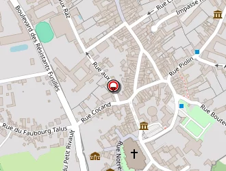 Carte de Maison Sainte-barbe à Autun