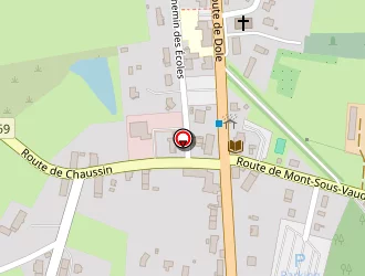 Carte de Bailly-maitre Eric à Deschaux (le)