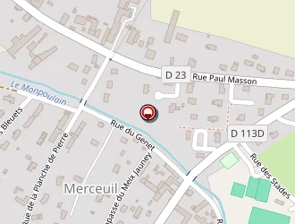 Carte de Ecole Maternelle à Merceuil