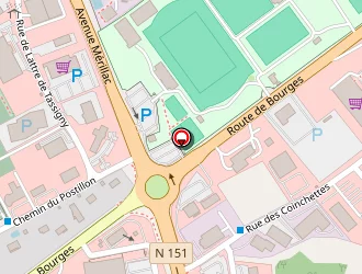 Carte de Mc Donald's à Issoudun