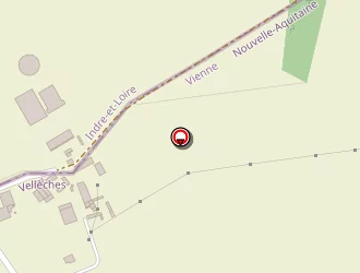 Carte de De La Clorie à Vellèches