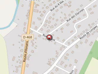 Carte de Aramis Sécurité à Chaussin