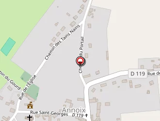 Carte de Ecole Communale à Annoix