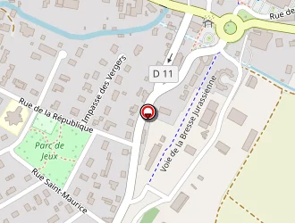 Carte de Camping Le Canoë à Chaussin