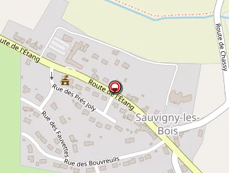 Carte de Axe Equipement à Sauvigny-les-bois