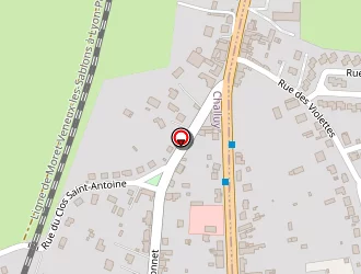 Carte de Maurice Gérard à Challuy