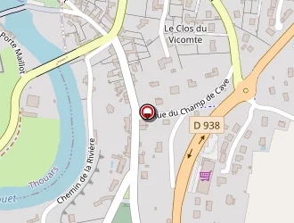 Carte de Hôtellerie Saint Jean à Saint-jean-de-thouars