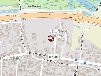 Carte de Clouteau à Guérinière (la)