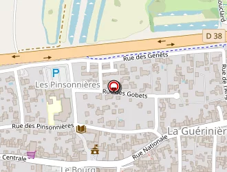 Carte de La Poste à Guérinière (la)