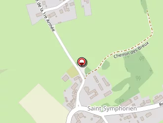 Carte de Stade à Saint-symphorien-des-bois