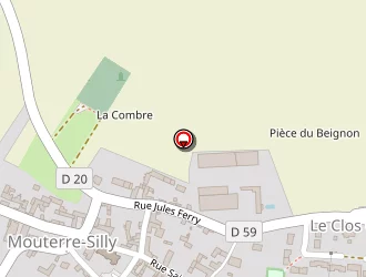 Carte de Blais Tiphaine à Mouterre-silly