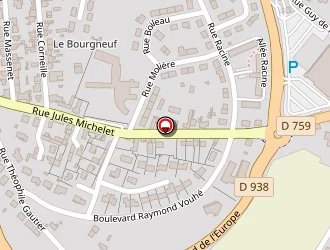 Carte de Thouars Colis Express à Thouars