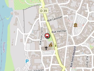 Carte de Britt's à Thouars