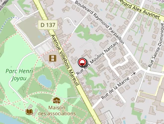 Carte de Maison Des Associations à Montaigu