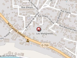 Carte de Le Moulin De Crevant à Thouars