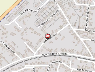 Carte de La Côte De Beu à Thouars