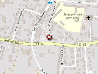 Carte de Taxi De Marzy à Nevers