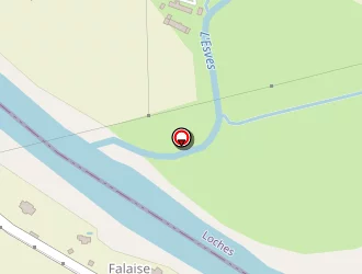 Carte de De Falaise (earl) à Ormes (les)