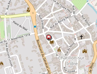 Carte de Pressing Bidault à Châtillon-sur-indre