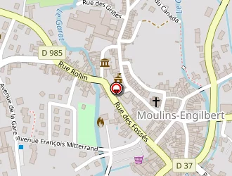 Carte de Casino à Moulins-engilbert