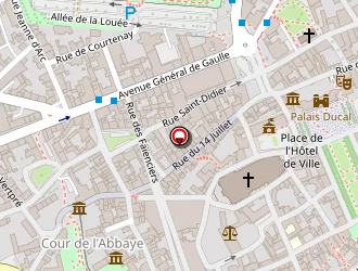 Carte de Les Beaux Arts à Nevers