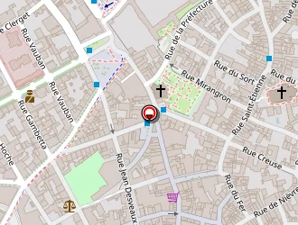 Carte de Lebel Marguerite à Nevers