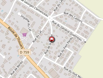 Carte de Le Marche Beausoleil à Sainte-radegonde