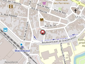 Carte de Bertin Joël Notaire à Machecoul