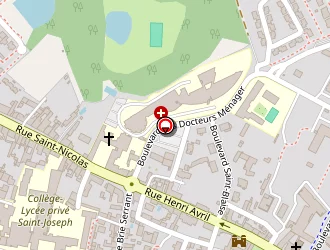 Carte de Les Halles Auto Ecole à Machecoul