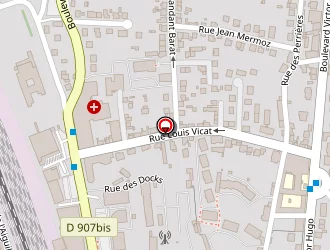 Carte de Centre Médico Psychopédagogique Centre Action Médico-sociale Précoce Service Pour Jeunes Sourds (camsp - Cmpp Le Fil D'ariane) à Nevers