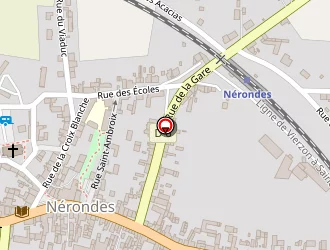 Carte de Maison De La Presse à Nérondes