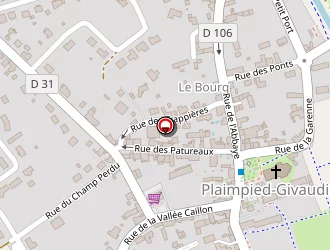 Carte de La Poste à Plaimpied-givaudins