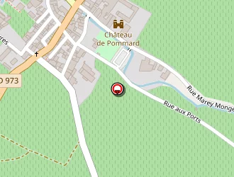 Carte de Hôtel Du Pont à Pommard