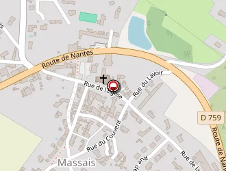 Carte de Reullier Dominique à Massais