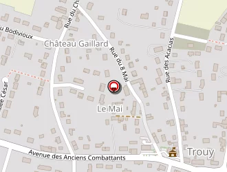 Carte de Estienne Denise à Trouy